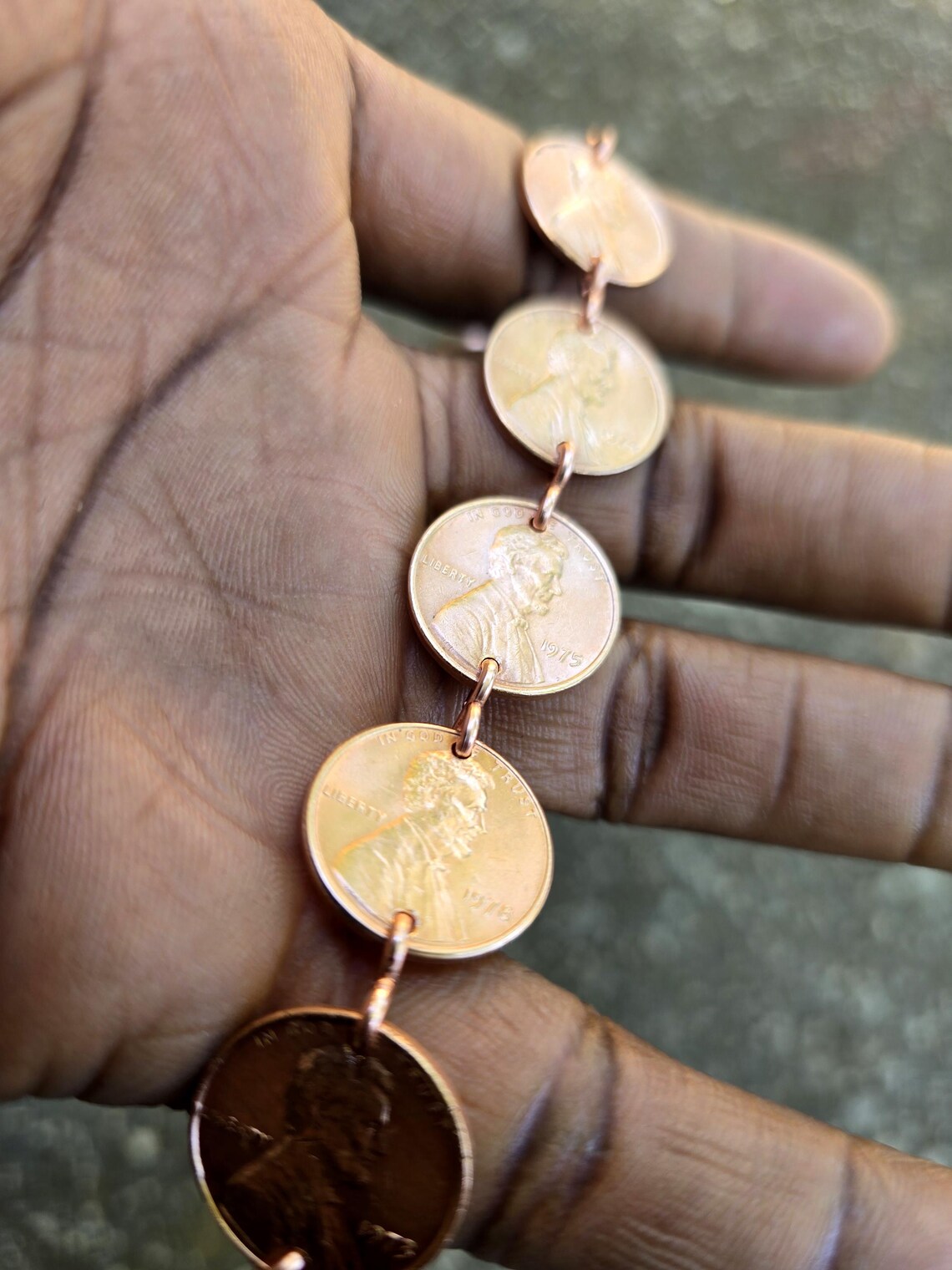 Copper Penny Bracelet